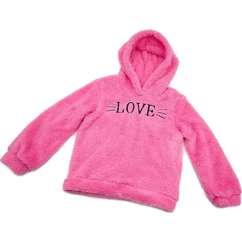 Dívčí mikina Diamond Dětská plyšová mikina s kapucí vel. 98/104