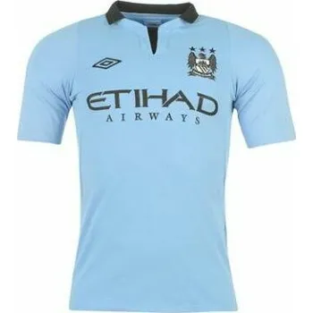 Pánské tričko Umbro - Manchester City Home Shirt 2012 2013 – Sky - velikost 34