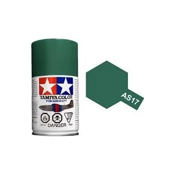 Modelářská barva Tamiya 86517 AS-17 Dark Green 100ml (IJA) WWII Japanese Army
