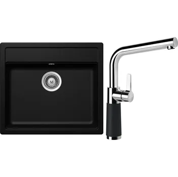 Granitový dřez Set Schock S10-6 (dřez Mono N-100 Magma + baterie SC-540 Magma)