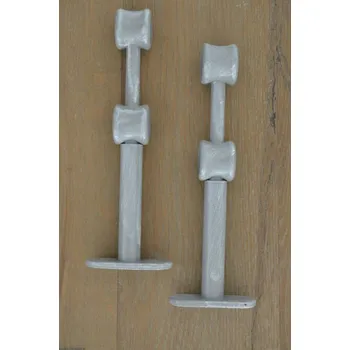 Garnýž Kovová konzole dvojitá - šedá