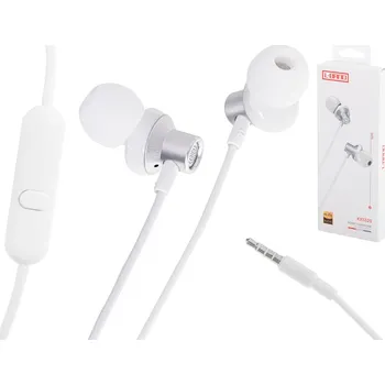 Sluchátka KIK Sluchátka Jack 3,5 mm bílé