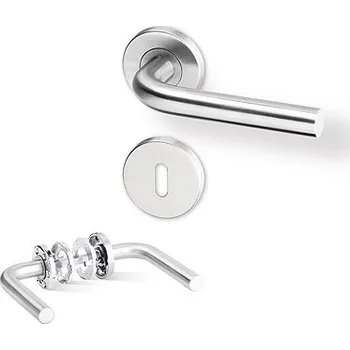 Dveřní kování ACT SERVIS ACT - Lida R TO3 Provedení: BB (pokojový klíč), Povrch: IN - nerez