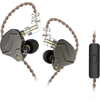 Sluchátka KZ ZSN Pro Sluchátka s mikrofonem šedá