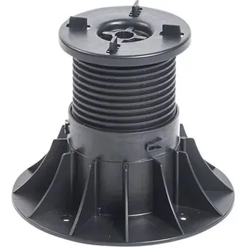 Rektifikační terč pod dlažbu se samonivelační hlavou H 110-160 mm (Nastavitelná výška od 110 mm do 160 mm | vyrovnaní sklonu až do 10% | nosnost 3000 Kg | základna Ø 210 mm | samonivelační hlava Ø 130 mm | spára 4 mm | samonivelační terče doporučujeme)