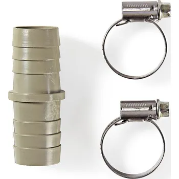 Nedis spojka vypouštěcí hadice 19 mm – 19 mm, 2 ks spony (WAEP1919CL)