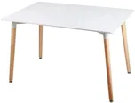 Jídelní stůl Bergen 100 x 70 cm bílý