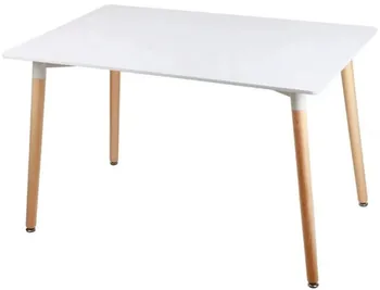 Jídelní stůl Jídelní stůl Bergen 100 x 70 cm bílý
