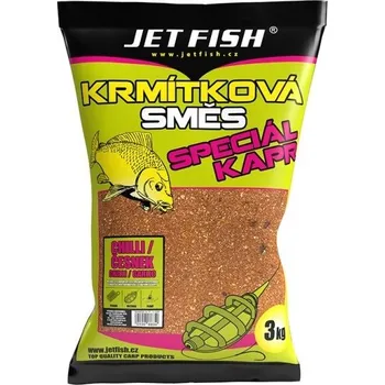 JET FISH - Krmítková směs 3kg - Chilli/Česnek