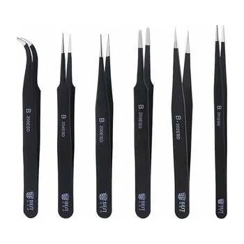 Kosmetická pinzeta Sada pinzet BEST - 6ks