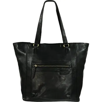 Kabelka Gianni Conti dámská kožená kabelka černá 4374295 BLACK