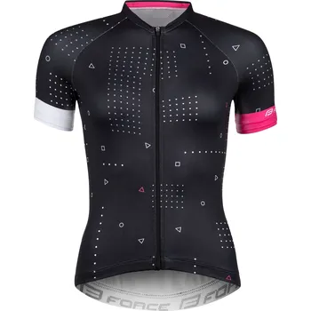 cyklistický dres FORCE FORCE GAME černý Velikost: XS