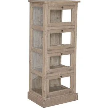 Knihovna Skříňka, vitrína Loris D699 Patina povrchu: Bez patiny, Barva povrchu nábytku: Duffy-Blue