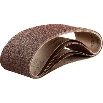 Brusný papír VERTO Pískový pás 75 x 533 mm, K60, K80 x 2, K100 x 2, K120, sada 6 ks