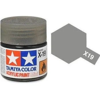 Modelářská barva Akrylová barva Tamiya X-19 Smoke 10ml