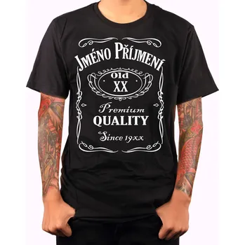 Narozeninové tričko -Jack style- Vlastní jméno / věk / rok narození, Barva látky tyrkysová modrá, Střih Dámsky, Velikost L