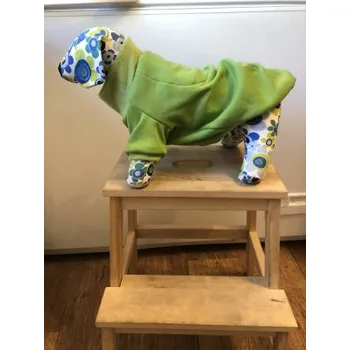 Obleček pro psa Svetr JIM s pláštěnkou na zapínání vel. 4 - zelená Pes-tex PT