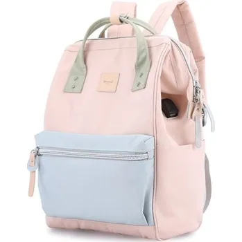 Městský batoh Himawari dámský batoh USB port Turner Růžová 19L Himawari 1881s13