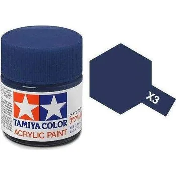 Modelářská barva Akrylová barva Tamiya X-3 Royal blue 10ml