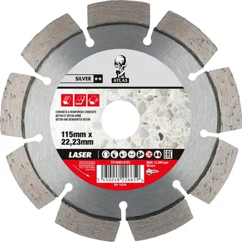 Řezný kotouč Diamantový kotouč ATLAS LASER 115x2,6x22,23