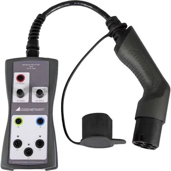 Měřicí kabel Gossen Metrawatt METRALINE PRO-TYP EM I 1fázový a 3-fázový adaptér pro testování E-nabíjecích bodů METRALINE TYPU pro EM I., Z525F, testovací adaptér, 1 ks
