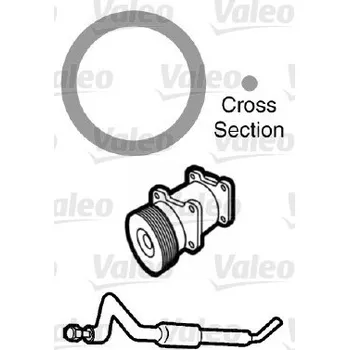 Chladič motoru Těsnění, potrubí chladiva VALEO (509738)