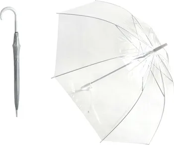 Deštník Teddies Deštník 82 cm průhledný