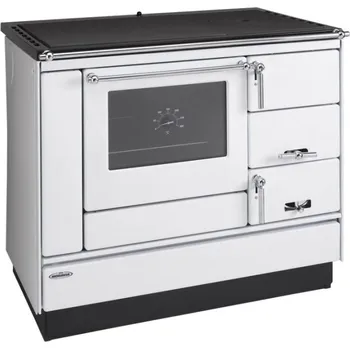 Sporák na tuhá paliva KVS Ekodivize a.s. KVS MORAVIA VSP 9100 sporák na tuhá paliva 8,4kW, s troubou, levý, bílá/chrom