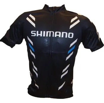 SHIMANO Print dres s krátkým rukávem, černá, M