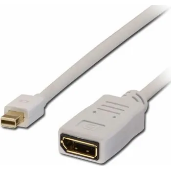 Video kabel Lindy Displayport Mini Cable - Displayport 1,5 m bílá