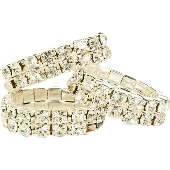 HKM Gumičky do hřívy Crystal HKM, 5/20 ks, gold 20 ks