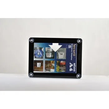 Rám na obraz Securit Informační rámeček na sklo A4, černý