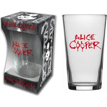 Sklenice sada sklenic na pivo Alice Cooper - Logo