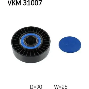 Vratná/vodicí kladka, klínový žebrový řemen SKF VKM 31007