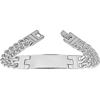 Šperk Pánský ocelový náramek, šíře 11 mm - včetně laserového popisu