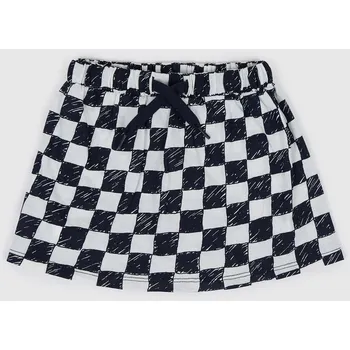 GAP Dívčí kraťasy organic se sukýnkou - Holky GAP černá | šedá 2140841