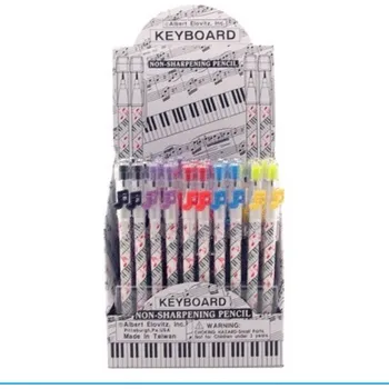 Mechanická tužka Aim Gifts Tužka s výměnnou tuhou - noty Barva: žlutá