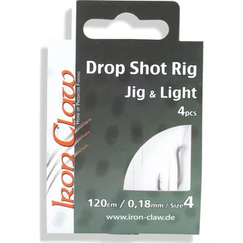 Saenger Iron Claw návazce Drop Shot Rigs 4 háčky průměr 0,18 mm 4 ks