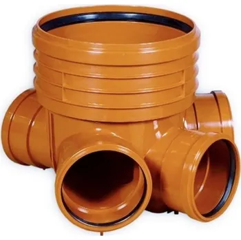 Kanalizační potrubí Kanalizační šachtové dno sběrné DN 400/200 pro hladkou rouru "ECONOMY"