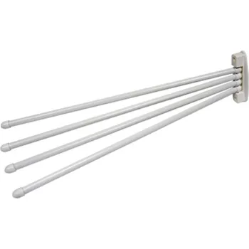 Věšák Věšák na ručník 4 ramenný 50cm BÍLÝ KLC