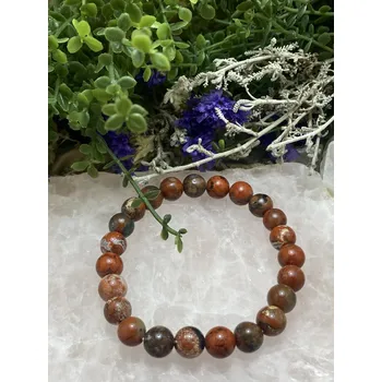 Náramek Náramek kulička 8 mm Kámen: Jaspis brekcie