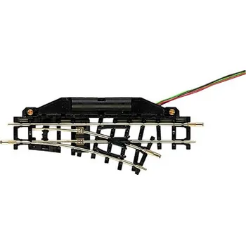 Modelová železnice H0e - výhybka elektrická pravá 24°