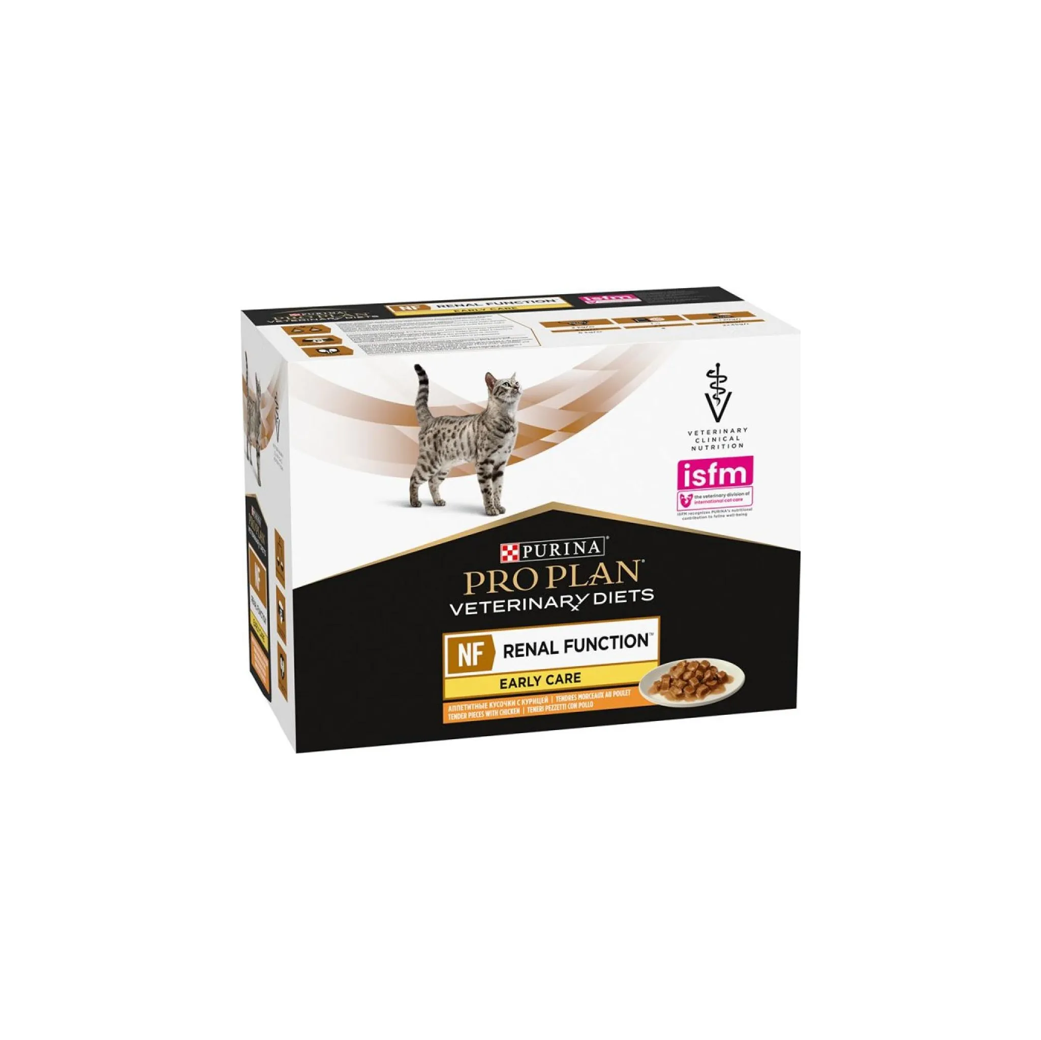 Fotografie 1 - Krmivo pro kočku Purina Pro Plan Veterinary Diets Feline Adult kapsička NF Early Care Chicken 10x 85 g
