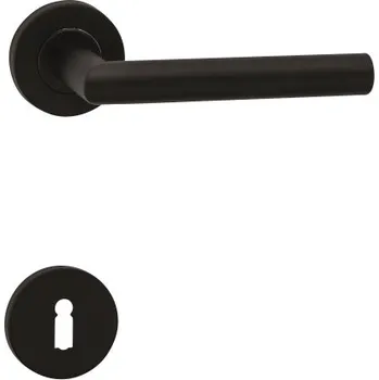 Dveřní kování Dveřní klika na dveře VISION-R III černá COBRA