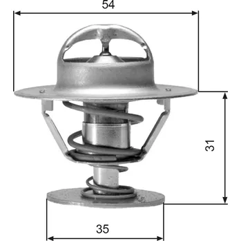 Auto-moto Termostat, chladivo GATES TH00682G1