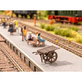 Modelová železnice H0 - 3D minis -nádražní vozík-