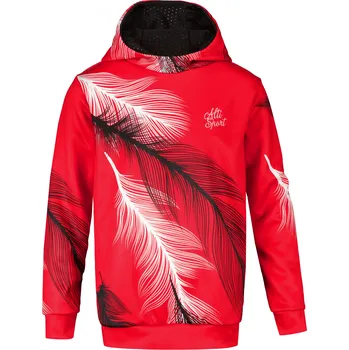 Chlapecká mikina Dětská mikina premium ALTISPORT SWE/ALK03S05 ČERVENÁ 158