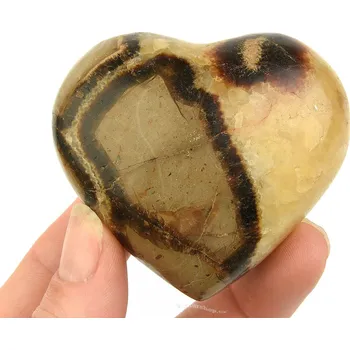 Přírodní kámen Srdce ze septarie (Madagaskar) 162g