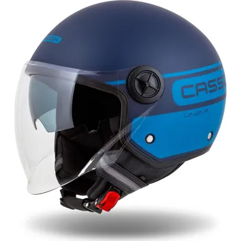 Helma na motorku Přilba Handy Plus Linear, CASSIDA (modrá matná/tmavě modrá) 2026 (Velikost: L (59 cm))