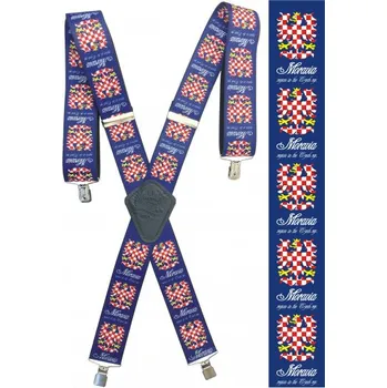 Kšandy Bikers Mode K075 kšandy Morava modré + znak